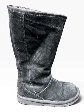 Ugg tall black suede boots size 6